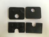 Rubber gasket for glass clamp