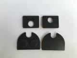 Rubber gasket for glass clamp